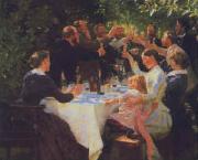 Peter Severin Kroyer Hip Hip Hooray oil painting artist